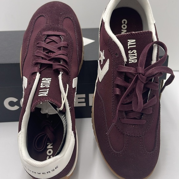 Converse Men’s RUN STAR TRAINER OX BLOODSTONE/EGRET/WHITE A13360C Sneakers - Picture 12 of 16